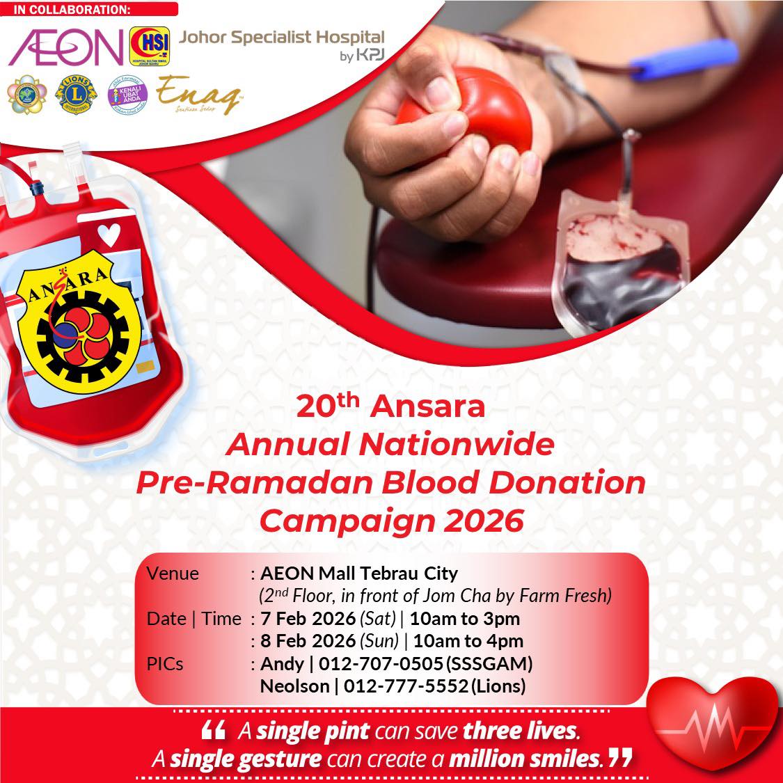 Annual Blood Donation Drive 2026